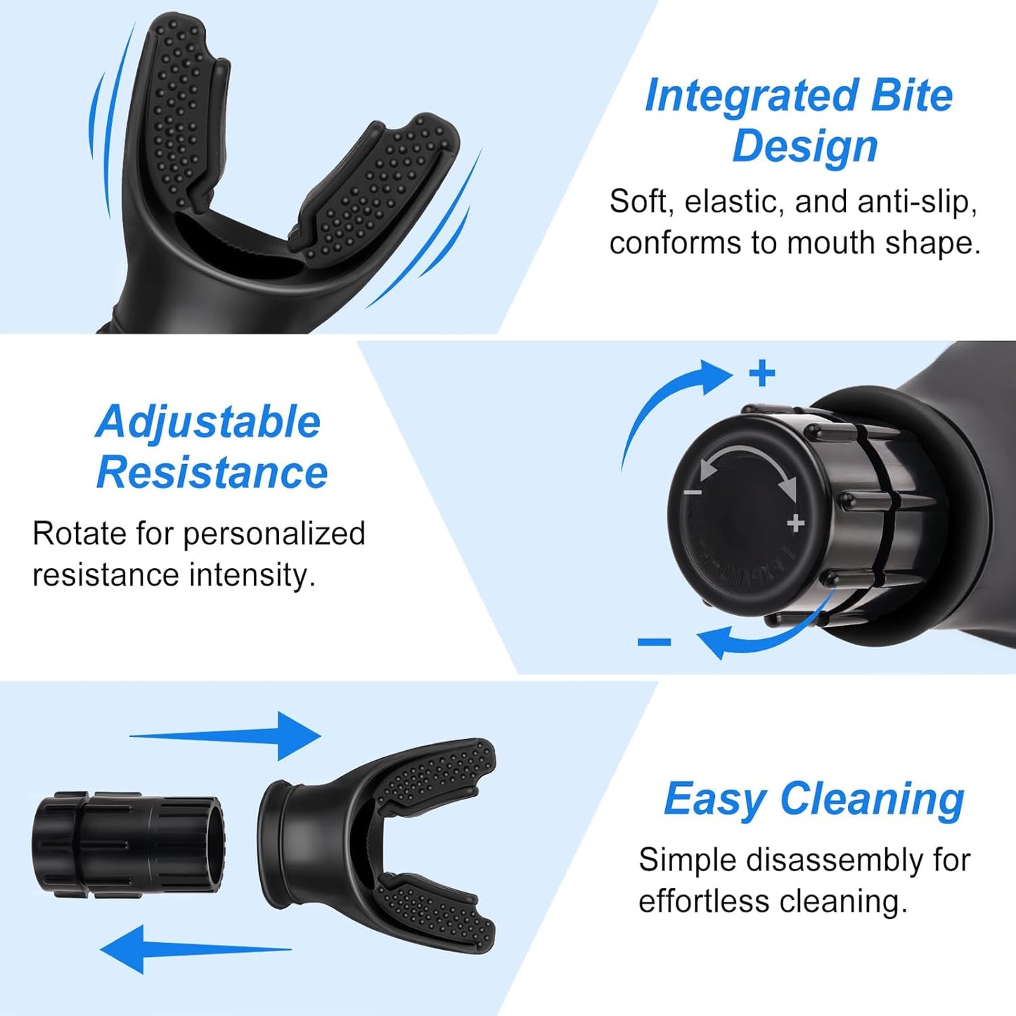 Three-Unit Portable Lung Training Devices with Variable Resistance